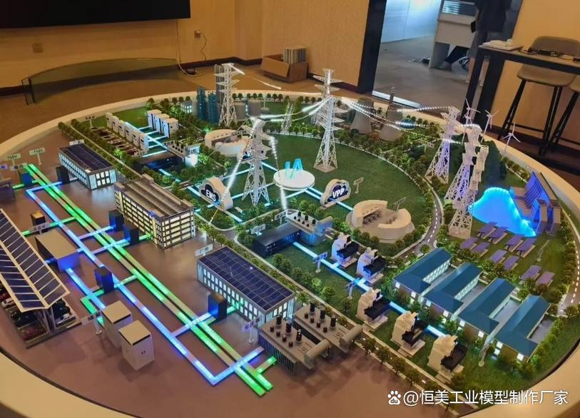 储能沙盘模型来图定制,按系统方案呈现整体布局